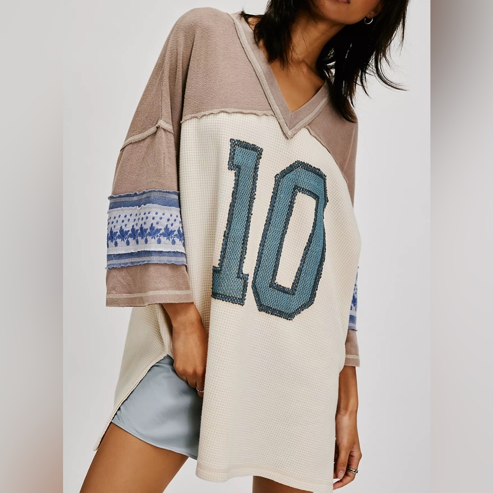 Free People We The Free Gameplan Tee size Small S NWT